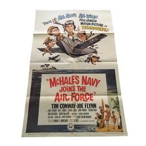 Movie Poster McHale's Navy Joins The Air Force One 65/198 VINTAGE 1965 SEQUEL